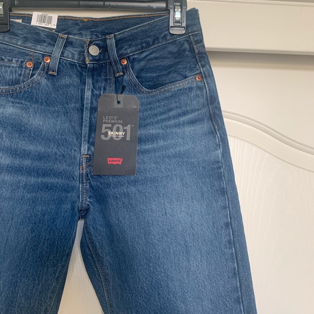LEVI'S 501 SKINNY JEANS